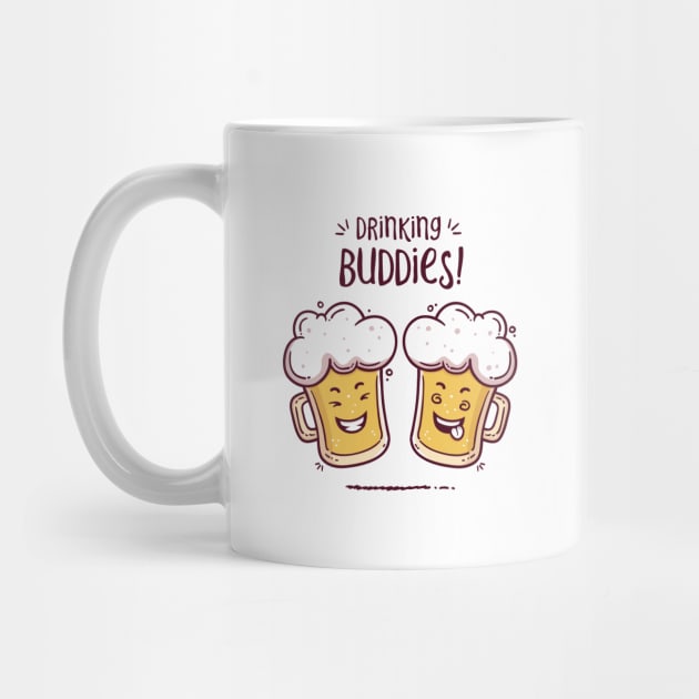 Drinking Buddies - Beer Lovers by zoljo